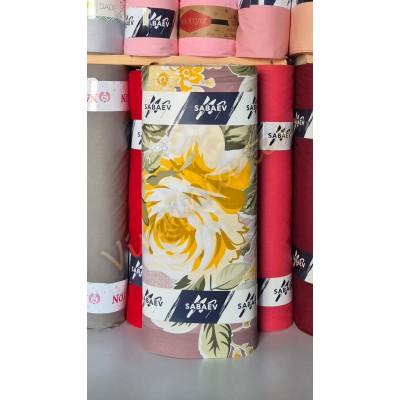 Bumbac Satinat 100% Engross – Latiime 240 cm, Lungime 30 ml, Ideal pentru Lenjerii de Pat și Proiecte Textile 5058 roz